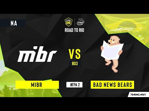 Bad News Bears vs MIBR [Map 2, Dust 2] BO3 | ESL One: Road to Rio