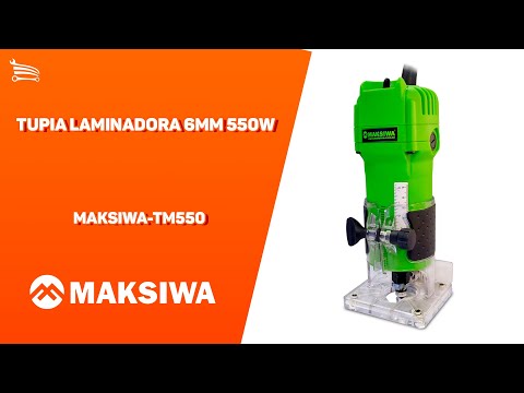 Tupia Laminadora TM550 6mm 550W  - Video