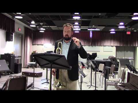 NMEA All-State Etudes Set 1,  Tenor Trombone Etude 1 Voxman p  11