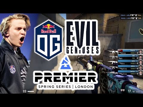 OG Aleksib ON FIRE vs EG | BLAST Premier Spring Series London 2020 * Inferno
