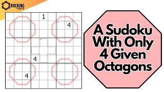 A Sudoku With Only 4 Given Octagons??!