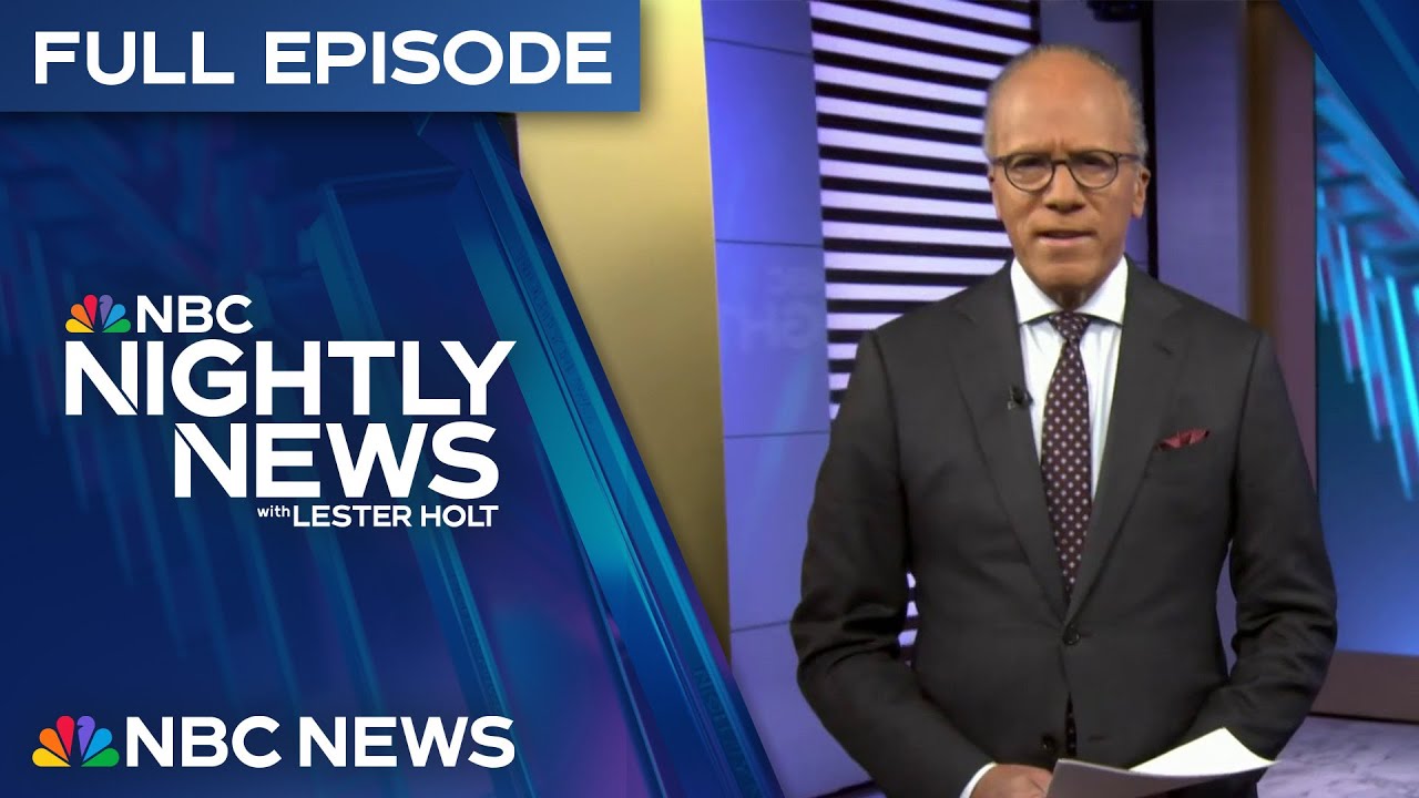 Nightly News Full Episode - Jan. 2