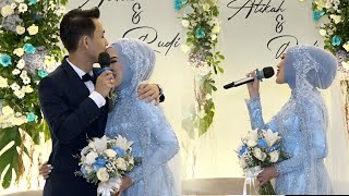 Download lagu DUET SEPASANG PENGANTIN YG SANGAT ROMANTIS // Wedding Atikah & Rudi mp3