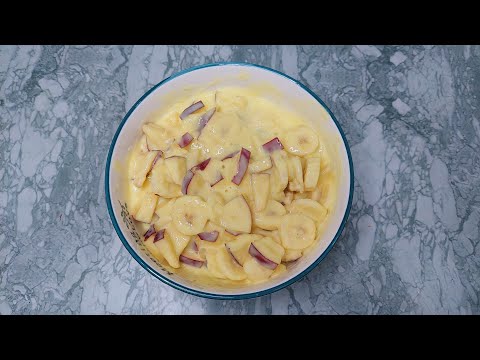 Mixed fruit custard recipe || very quickly made at home