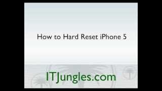 iPhone 5: How to Hard Reset (3 Ways)