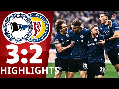 DSC Arminia Bielefeld - Eintracht Braunschweig 3:2 Highlights | 2. Bundesliga, 21. Spieltag 2025/26