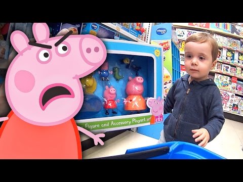 Peppa Pig Nervosa! Compramos Todos os Brinquedos da Peppa Pig na Loja de Brinquedos [Daily Vlog] Video