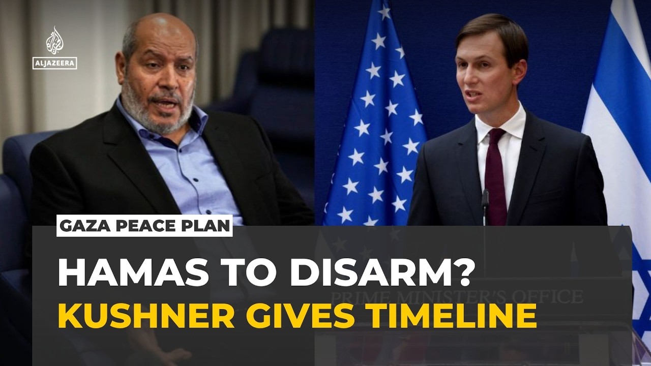 Video: Kushner predicts Hamas disarmament in Gaza could start within 30 days