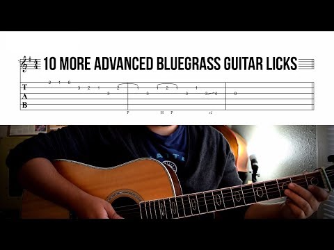 10 More Advanced Bluegrass Guitar Licks (V Chord Edition)