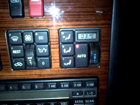 W140 AC Diagnostic Menu