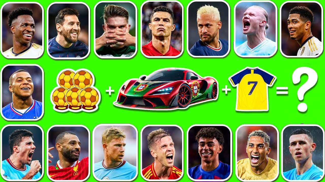 🧐🚘 Can You Guess PLAYER By his Supercar, Song, Club Transfer, Injury❓Ronaldo, Messi, Neymar, Mbappe