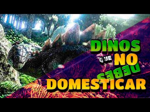 Ark | Criaturas MENOS Domesticas de Ark Survival (ESTEGOSAURIO Y TODAS SUS HABILIDADES)