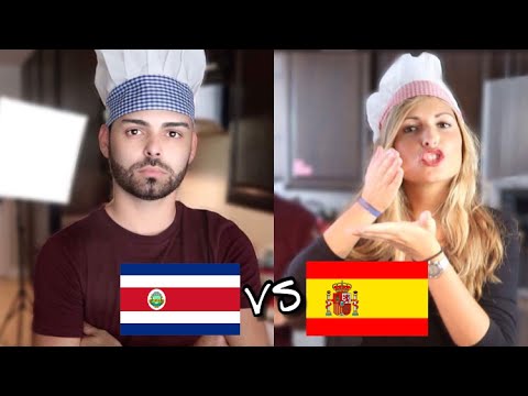 ESPAÑA VS COSTA RICA / TORTILLA ESPAÑOLA DE PATATAS VS GALLO PINTO TICO