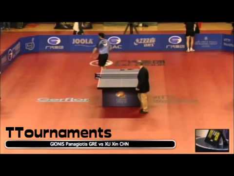 Panagiotis Gionis Vs. Xu Xin: 2nd Round: Qatar Open 2014