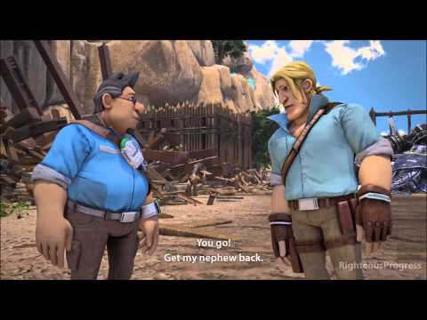 Knack Walkthrough Part 7 Boss [PS4]