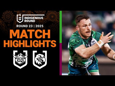 NRL Highlights | 2025 NRL Match Highlights | Raiders v Sea Eagles | Round 23