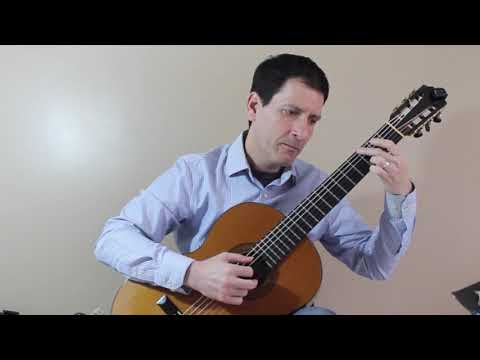 Etude in C Major - Francisco Tárrega.  Performed by Philip Hemmo