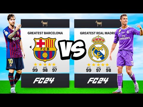 All Time Barcelona vs All Time Real Madrid...