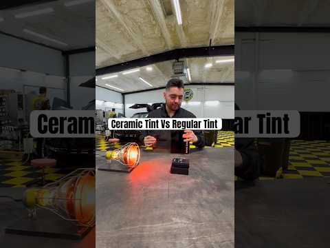 CERAMIC TINT vs REGULAR TINT #windowtint #tint #ceramictint