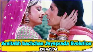 Amitabh bachchan Jayaprada Evolution 1984-1994 #Am