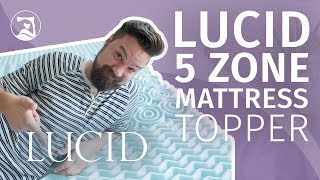 Testbericht zur Lucid 5-Zonen-Memoryschaum-Matratzenauflage – kühl und bequem?