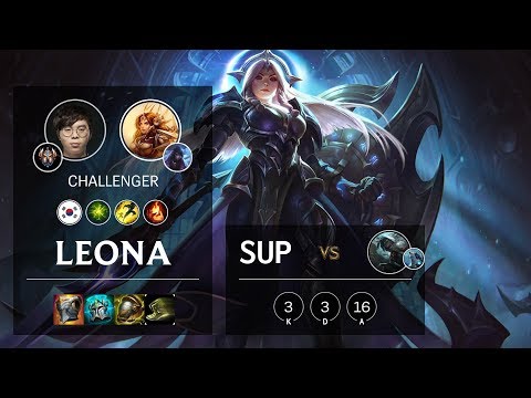 Leona Support vs Senna - KR Challenger Patch 10.7