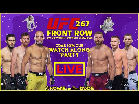 🔴UFC 267: BLACHOWICZ v TEIXEIRA + YAN v SANDHAGEN + MAKHACHEV v HOOKER + LI v CHIMAEV Watch Along