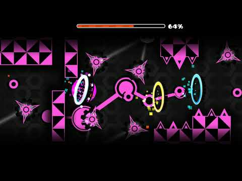 Geometry Dash- [Hard Demon] Hypnotic Travel by Alkatraz (All coins)