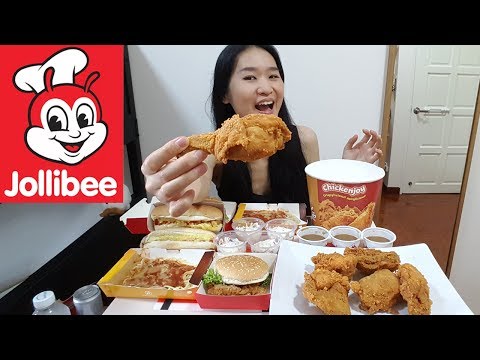 [MUKBANG/ASMR] Jollibee Fried Chicken Feast | Eating Show | Eating Sounds Video