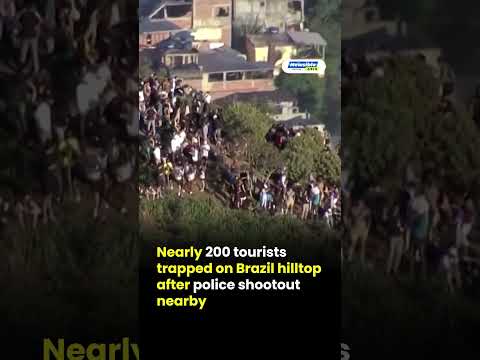 Rio Shootout Shocks Tourists | 200 Trapped on Hilltop During Police vs Gang Clash Brazil News