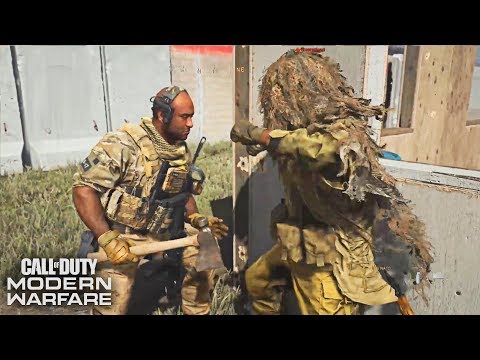 All Operator Takedown on "ALL GHILLED UP' Uniform (DLC) - Call of Duty: Modern Warfare