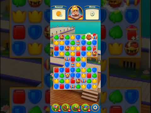 Fastest Combination to save the King! Enjoy watching| Royal Match | Gameplay