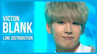 VICTON - Blank Line Distribution (Color Coded)