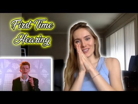 Rick Astley-Never Gonna Give You Up!! Russian Girl First Time Hearing!!