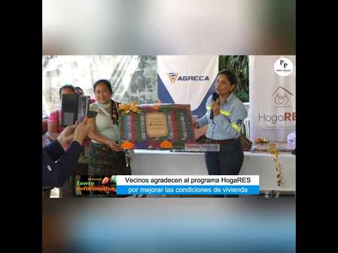 Vecinos agradecen por mejorar condiciones de viviendas