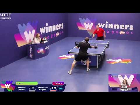 WINners CUP table 1 28.01 Arzanov Dmitrii - Panchenko Bogdan  13:00