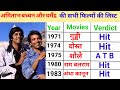 List Of Films Starring Amitabh Bachchan And Dharmendra