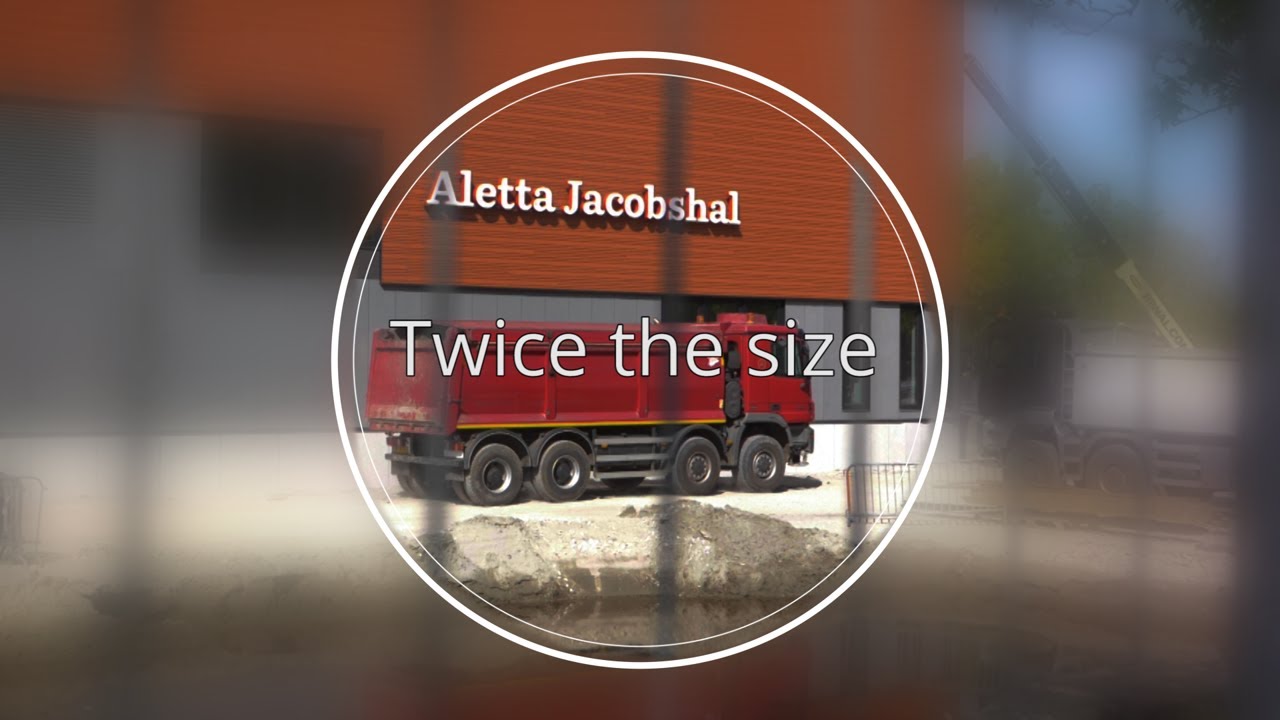 Aletta Jacobshal | Twice the size