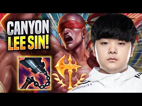 CANYON PERFECT GAME WITH LEE SIN! - DK Canyon Plays Lee Sin JUNGLE vs Nidalee! | Season 2023
