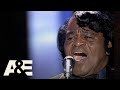James Brown and Pavarotti Perform in "James Brown: Say it Loud" Premiering 2/19