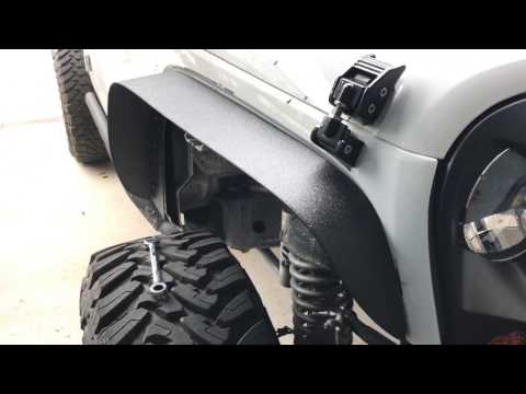 Jeep People Flat Fender Install and Review