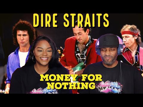 First Time Hearing Dire Straits "Money for Nothing" Reaction | Asia and BJ