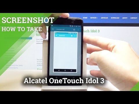 How to Save Screenshot on Alcatel OneTouch Idol 3 - Capture Screen