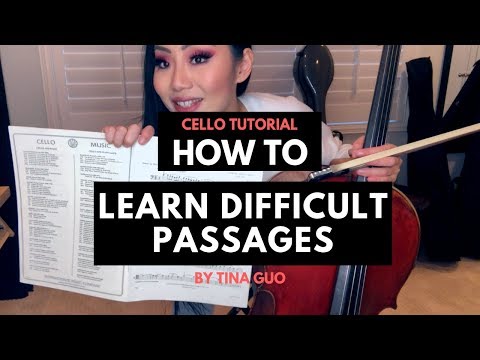 Tina Guo Cello Tutorial - HOW TO LEARN DIFFICULT PASSAGES