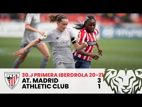 Imagen de portada del video ⚽ RESUMEN I Atlético de Madrid – Athletic Club I J30 Primera Iberdrola 2020-21 I Laburpena