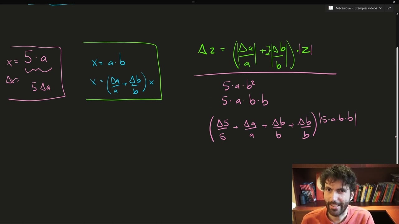 Incertitudes - Méthode différentielle