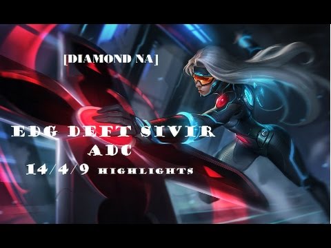 [Diamond NA] EDG Deft Sivir vs Jhin  ADC-Highlights