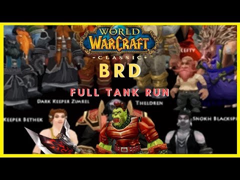 WoW Classic: Running BRD as a Prot Warrior Tank - Full Run Blackrock Depths