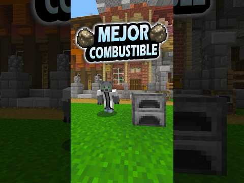¿MEJOR COMBUSTIBLE para el HORNO de #minecraft?
