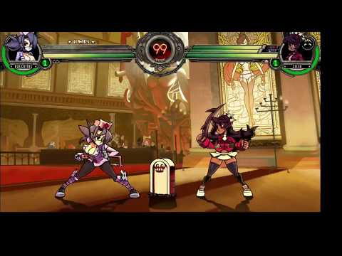 Skullgirls Training Match VS Nightmare CPU